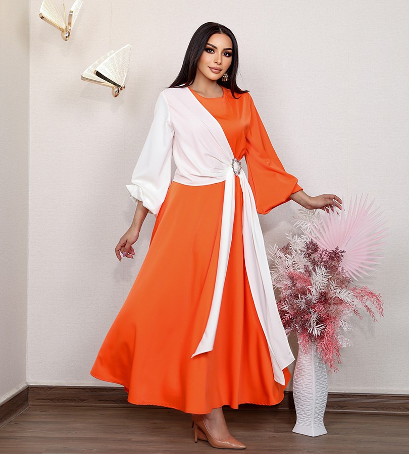 فستان نسائي  طويل للسهرات - 7235